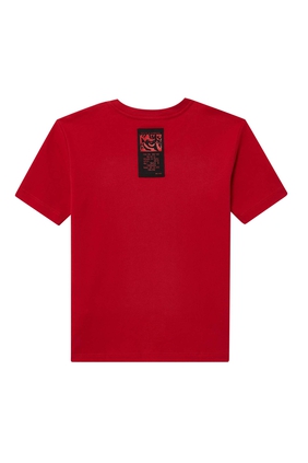 Interlock T-shirt With DG Logo And Patch
